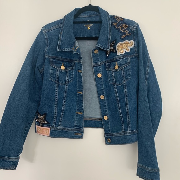 Lilly Pulitzer Jackets & Blazers - LP Denim Jacket with Patches